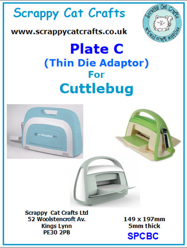 Cuttlebug die spacer - die, c